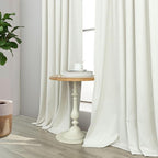 120 Inches Extra Long Curtains for Living Room 2 Panels Faux Linen Darkening - Image 7