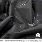 Reusable Shower Cap for Women, Large Waterproof Shower Bonnet - Image 6