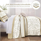 DJY Striped Quilt Set King Size - Image 3