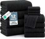 CASA PLATINO 100% Cotton Towel Set by CasaPlatino