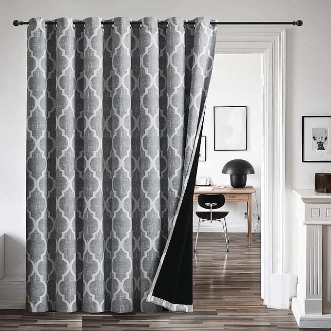 Beauoop 100% Blackout Curtains 96 Inches Long by Beauoop