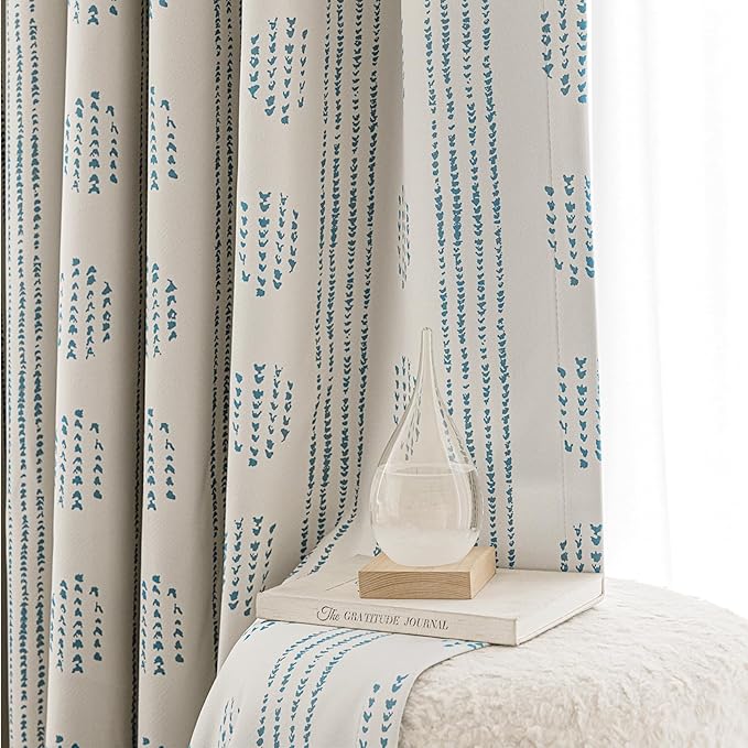 100% Boho Blackout Curtains 63 Inches Long - Image 5