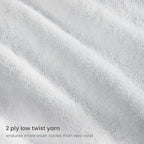 BIOWEAVES 100% Organic Cotton 700 GSM Plush 6-Piece Towel Set GOTS Certified - Image 4