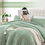 Smoofy Fluffy Full Size Comforter Sets 3 Pieces - Image 6