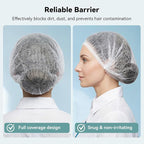 MaopaoBeauty Hair Nets for Food Service Workers -100pcs Disposable Bouffant - Image 6