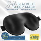 Jersey Slumber 100% Silk Sleep Mask - Image 2
