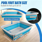 Pool Foot Bath Tray for Swimming Pool, Non- Slip Collapsible Foot Bath for Pool - Image 2
