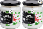 Peppermint Two Pack Odor Eliminating Highly Fragranced Candle by DiannesCustomCandles