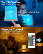 Rechargeable Shower Light No Wiring, 16 Color Ocean Wave Projector Light - Image 5