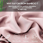Pillowcases King Size 2 Pack, Cooling Viscose from Bamboo Pillow Cases - Image 2