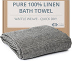 Pure 100% Linen Bath Towel by THINGSTORIES