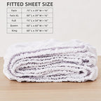 HBHLFZ Full Fitted Sheet Only, Soft Breathable Bottom Sheet - Image 2