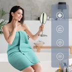 POLYTE 430 GSM Microfiber Oversize Quick Dry Lint Free Bath Towel, 60 x 30 in - Image 6