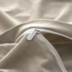 PURE ERA Jersey Knit Duvet Cover Set 100% T-Shirt Cotton Super Soft Comfy 2pc - Image 6