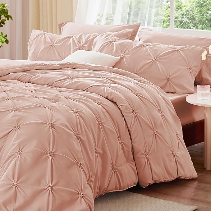 BEDELITE Dusty Pink Twin Comforter Set - Image 2