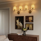 Bathroom Vanity Light with Fabric Shade, 2-Light Bathroom Vanity Light Over - Image 9