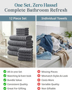Casa Platino 100% Cotton Towels Set - Image 5