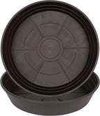 LWALRS Plant Saucer 14 Inch 2 Pack 6 8 10 12 14 16 18 20 25, Plastic Plant Trays by LWALRS