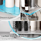 Perfume Organizer for Bedroom Dresser- Sliver Makeup Organizers for Vanity - Image 4
