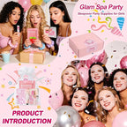 110 PCS Spa Party Supplies for Girls, Includes Face Masks, Hand Cream, Lip Balm - Image 4