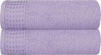 GLAMBURG 100% Cotton 2 Pack Oversized Bath Towel Set 28x55 Inches, Ultra Soft by GLAMBURG