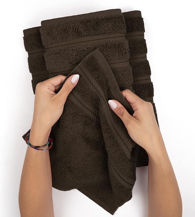 American Soft Linen Luxury 6 Piece Towel Set, 2 Bath Towels 2 Hand Towel 2 - Image 6