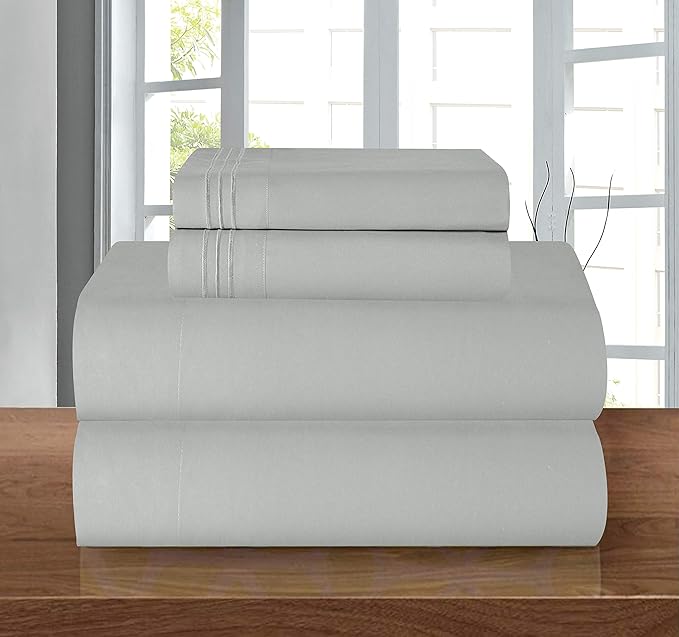 Elegant Comfort Luxury 1500 Premium Hotel Quality Microfiber 5-Piece Sheet Set - Image 2