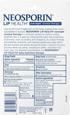 Neosporin Lip Health Overnight Renewal Therapy White Petrolatum Protectant and - Image 9