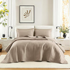 Comfort Spaces - CS13-0933 Kienna Quilt Coverlet Bedspread Ultra Soft by ComfortSpaces