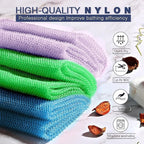 UJFQBH 3 Pieces African Bath Sponge African Net Long Net Bath Sponge - Image 4