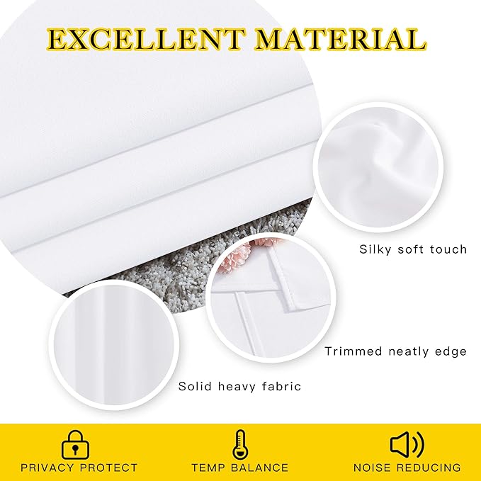 NICETOWN White Room Darkening Curtain Panels - Image 5