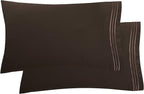 Elegant Comfort Luxury Ultra-Soft 2-Piece Pillowcase Set 1500 Thread Count - Image 2