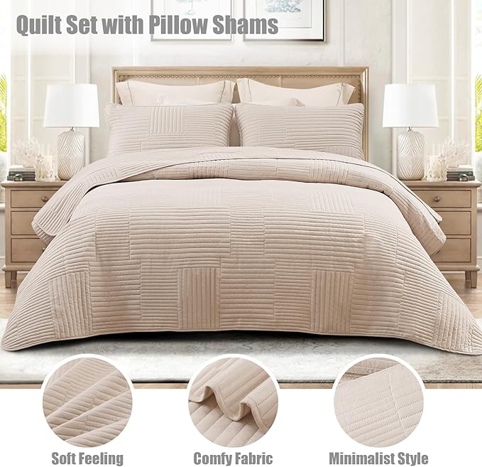 Whale Flotilla Ultra Soft California King Quilt Bedding Set, Lightweight - Image 2
