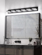 VOLISUN Modern Bathroom Vanity Light Fixtures, Matte Black LED Bathroom - Image 3