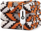 LaffyLo Heated Throw Blanket 50 x 60, Fast Heating Electric Blanket, Dual-Sided by LAFFYLO