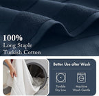 Madison Park Turkish 100% Cotton Towel Set, 600Gsm Luxury Premium Weight - Image 5