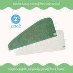 Turbie Twist 2-Pack Microfiber Hair Towel - Image 3