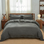 Simple&Opulence 100% Washed Linen Duvet Cover - Image 8