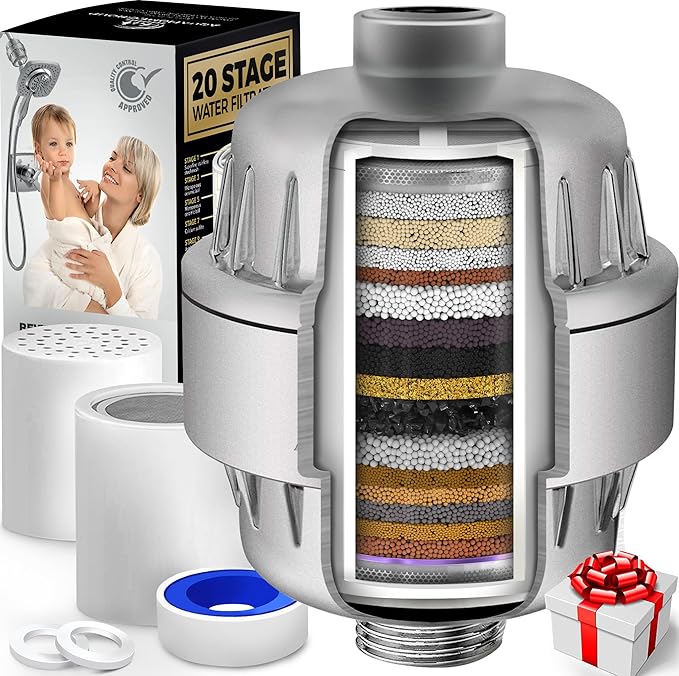 AquaHomeGroup 20 Stage Shower Filter by Aquahomegroup