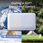 fulocean Cooling Travel & Camping Memory Foam Pillow - Image 3