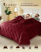 L'AGRATY Queen/King Size Weighted Blanket - Image 2