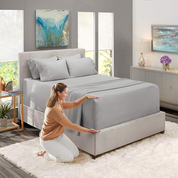 Hearth & Harbor Extra Deep Pocket Queen Sheets Sets - Image 3