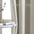 NICETOWN Blackout Kitchen Curtains 45 inch Length - Image 5