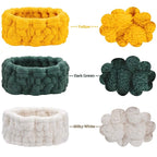 Chuangdi 3 Pieces Spa Headband for Women Facial Makeup Headband Soft Terry - Image 2