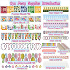 204PCS Spa Party Supplies for Women, Spa Party Favors Include Facial Masks - Image 2