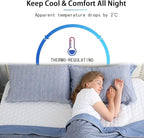 CHOSHOME Cooling Pillow Cases Zipper Pillow Covers Q-Max > 0.45 Zippered - Image 3