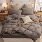 PURE ERA Jersey Knit Duvet Cover Set 100% T-Shirt Cotton Super Soft Comfy 3pc by PUREERA