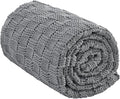 Knitted Weighted Blanket for Adult, No Beads Heavy Blanket 48” x 72'' 10lbs by Unknown