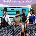 CIATBYYJ 4Pcs Mesh Hair Wraps, Thicker Soft Head Wraps - Image 5