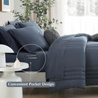 Monbix Queen Comforter Set - Image 4